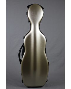 Custodia per violino sagomata a forma di violoncello champagne