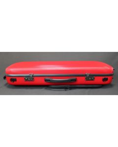 Custodia per viola rettangolare 38-42 cm in policarbonato rossa