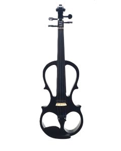 Violino elettrico Luthier EV201 nero, con custodia e arco