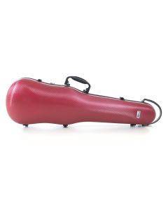 Custodia per violino sagomata GEWA PURE in policarbonato 1.8 rossa