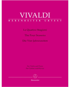 Vivaldi, A. - Le 4 stagioni per violino e piano (rev. Hogwood)
