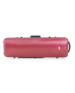Custodia violino Gewa Pure rettangolare in policarbonato rosso