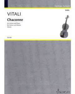 Vitali, T.A. - Chaconne per violino e piano (rev. Kross)