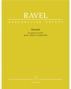 Ravel, M. - Sonata in quattro parti per violino e violoncello