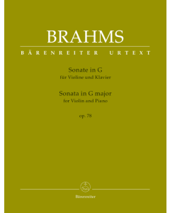 Brahms, J. - Sonata op.78 n.1 in Sol M per violino e piano