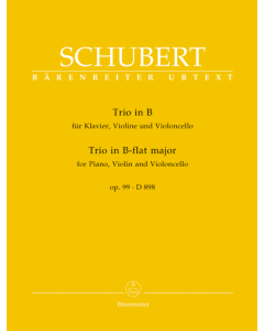Schubert, F. - Trio in Sib Mag op. 99 D 898 per piano, violino e violoncello