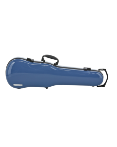 Custodia per violino Gewa Air 1.7 sagomata blu lucida con maniglia laterale