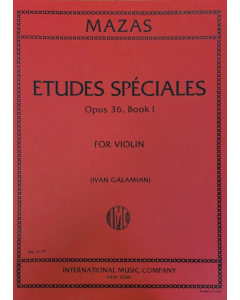 Mazas, J.F. - Studi speciali op.36 vol.1 per violino