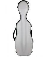 Custodia per violino sagomata a forma di violoncello bianca