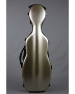 Custodia per violino sagomata a forma di violoncello champagne