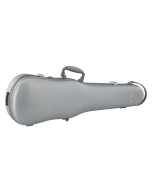 Custodia per violino Gewa Pure sagomata in policarbonato argento