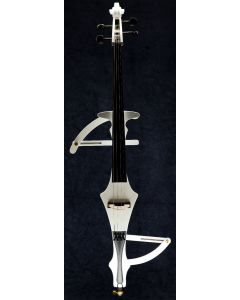 Violoncello elettrico Luthier WH bianco