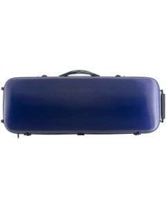 Custodia per viola rettangolare 38-42 cm in policarbonato blu