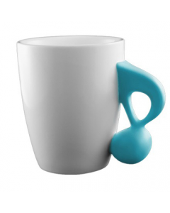 Tazza con manico a forma di nota