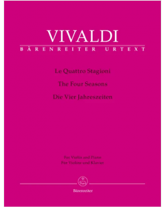 Vivaldi, A. - Le 4 stagioni per violino e piano (rev. Hogwood)