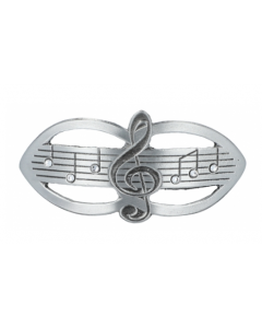 Fermaglio per capelli con notine e cristalli