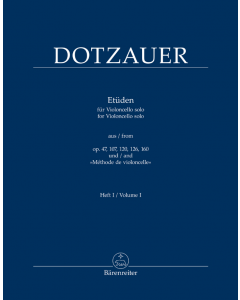 Dotzauer, J. F. - Studi per violoncello solo vol.1