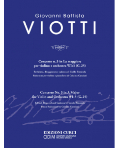 Concerto n.3 il La Magg per violino e orch