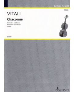 Vitali, T.A. - Chaconne per violino e piano (rev. Kross)