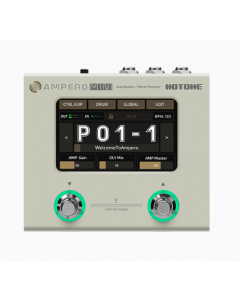 Pedaliera multieffetto Hotone Ampero Mini a modelli fisici