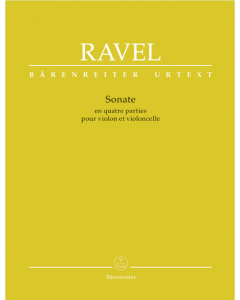 Ravel, M. - Sonata in quattro parti per violino e violoncello