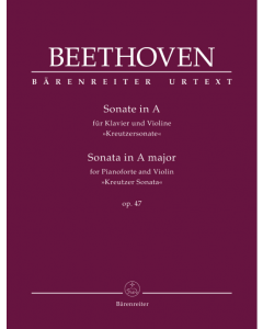 Beethoven, L. van - Sonata op.47 n.9 in La M "Kreutzer" per violino e pianoforte Urtext