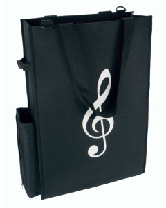 Shopper a cartella per leggio, con tasca esterna