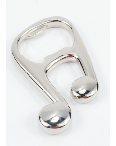 Apribottiglie a forma di coppia di semicrome