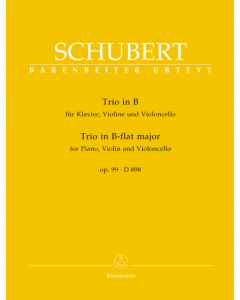 Schubert, F. - Trio in Sib Mag op. 99 D 898 per piano, violino e violoncello 