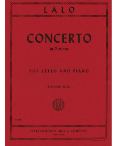 Lalo, E. - Concerto in Re min. per violoncello rev. Rose