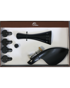 Set montatura violino sette pezzi ebano
