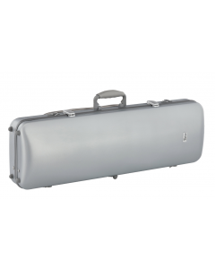Custodia per violino Gewa Pure rettangolare in policarbonato argento