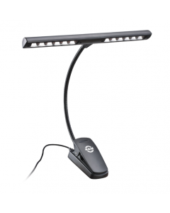 Luce per leggio K&M LED 12266 ricaricabile, con 12 led in linea