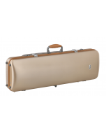 Custodia per violino Gewa Pure rettangolare in policarbonato oro